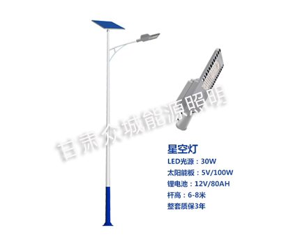 和田爆款太阳能路灯
